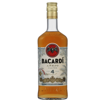 Bacardi Anejo Cuatro 4 Year Old Gold Rum