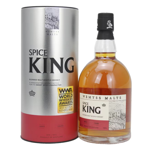 Wemyss Spice King 12 Year Old Blended Malt Scotch Whisky